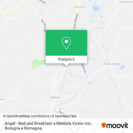 Mappa Angel - Bed and Breakfast a Meldola Vicino Irst