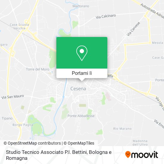 Mappa Studio Tecnico Associato P.I. Bettini