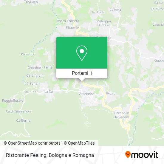 Mappa Ristorante Feeling