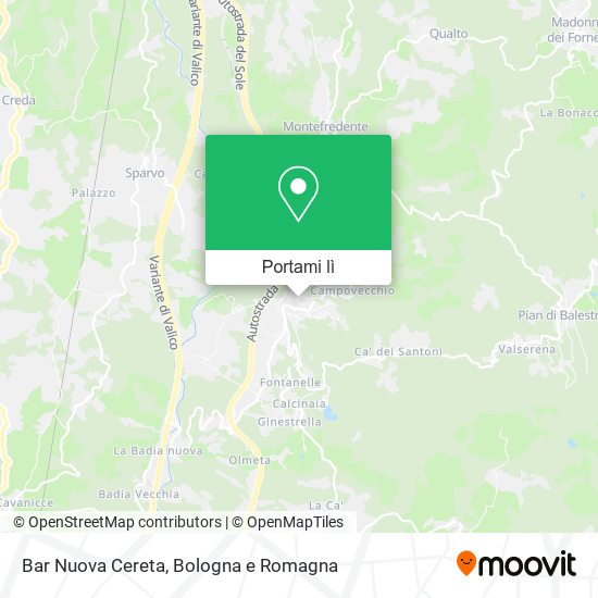 Mappa Bar Nuova Cereta