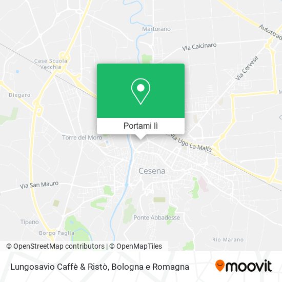 Mappa Lungosavio Caffè & Ristò