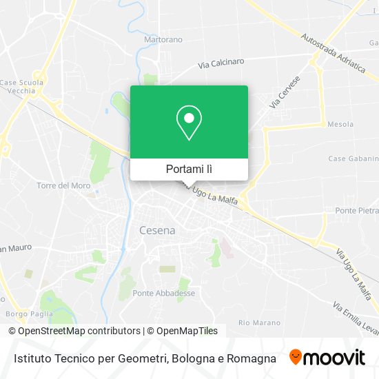 Mappa Istituto Tecnico per Geometri