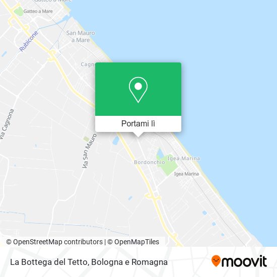 Mappa La Bottega del Tetto