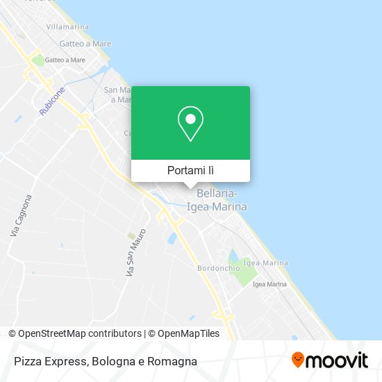 Mappa Pizza Express