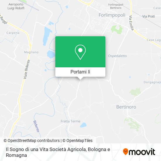 Mappa Il Sogno di una Vita Società Agricola