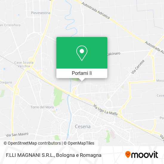 Mappa F.LLI MAGNANI S.R.L.