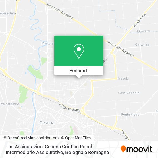 Mappa Tua Assicurazioni Cesena Cristian Rocchi Intermediario Assicurativo