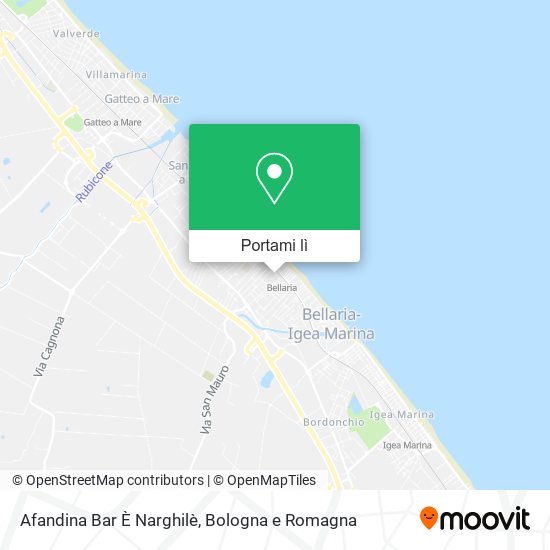 Mappa Afandina Bar È Narghilè