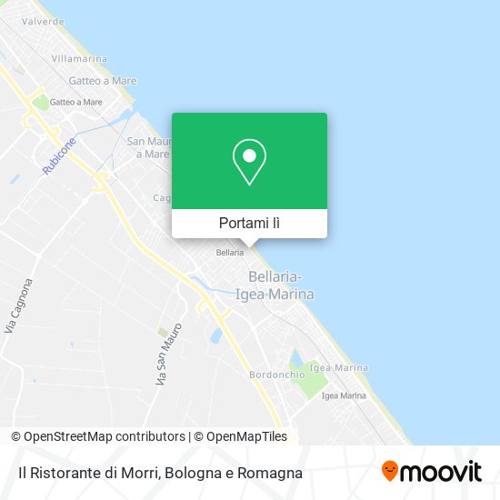 Mappa Il Ristorante di Morri