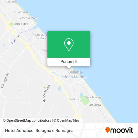 Mappa Hotel Adriatico