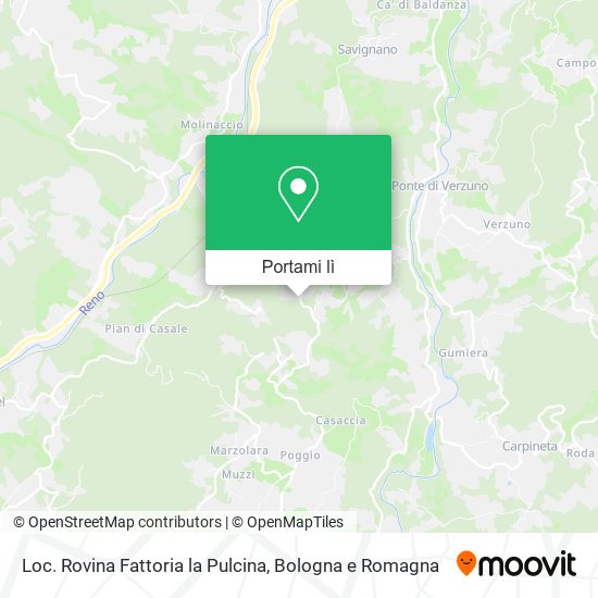 Mappa Loc. Rovina Fattoria la Pulcina