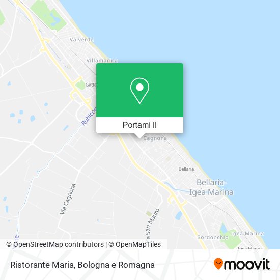 Mappa Ristorante Maria