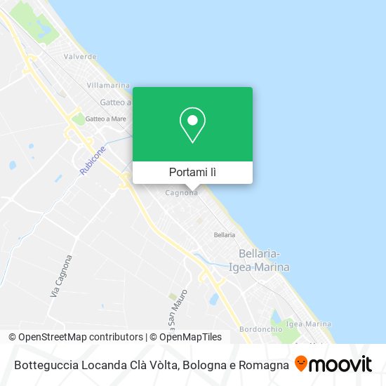 Mappa Botteguccia Locanda Clà Vòlta