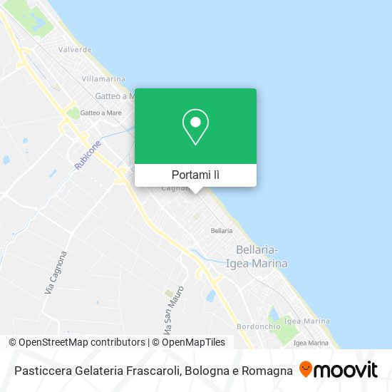 Mappa Pasticcera Gelateria Frascaroli