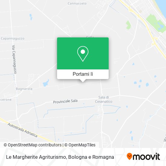 Mappa Le Margherite Agriturismo