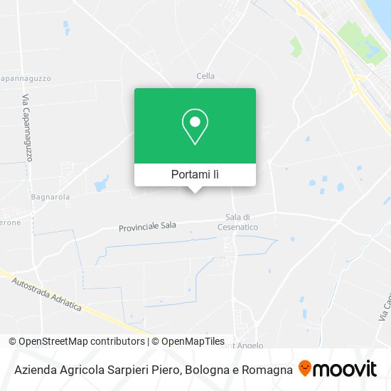 Mappa Azienda Agricola Sarpieri Piero