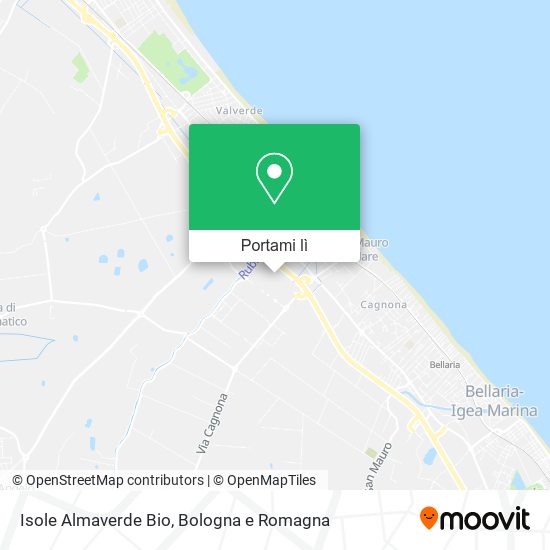 Mappa Isole Almaverde Bio