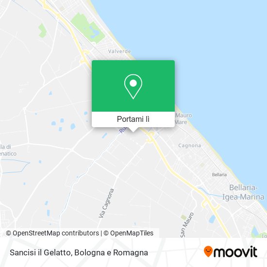 Mappa Sancisi il Gelatto