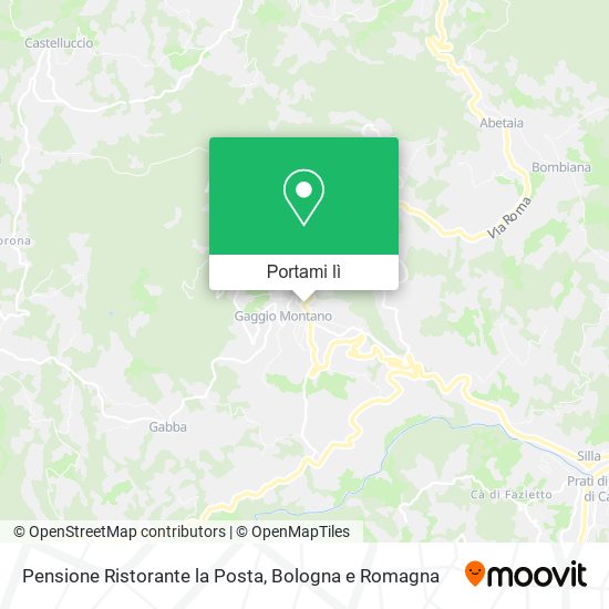 Mappa Pensione Ristorante la Posta