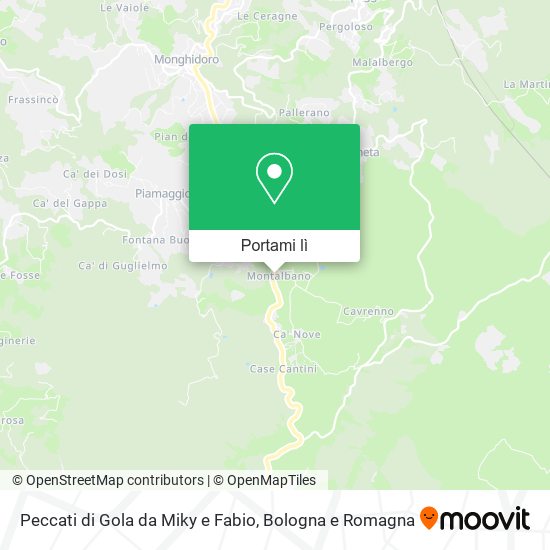 Mappa Peccati di Gola da Miky e Fabio