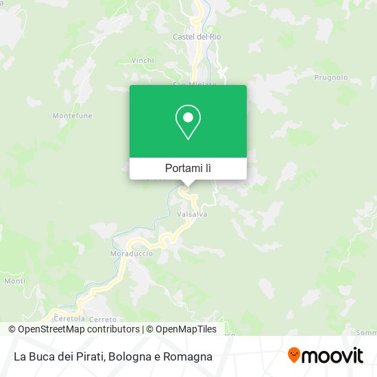 Mappa La Buca dei Pirati