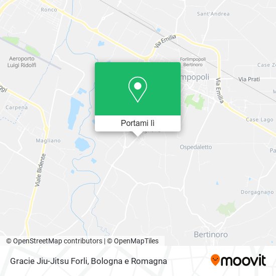 Mappa Gracie Jiu-Jitsu Forli