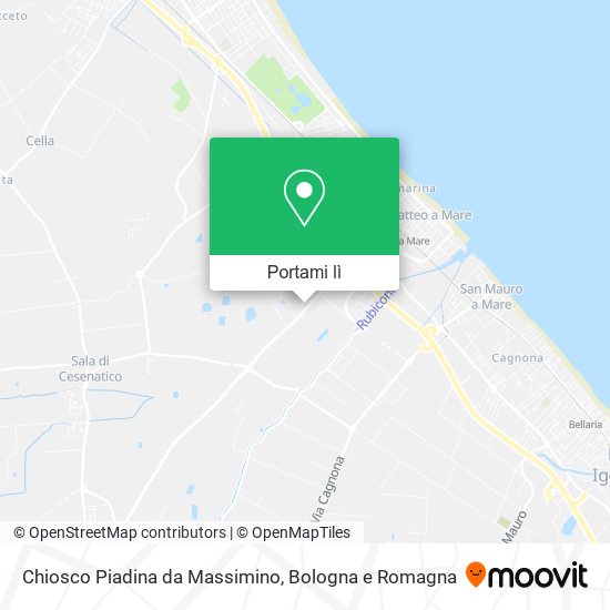 Mappa Chiosco Piadina da Massimino