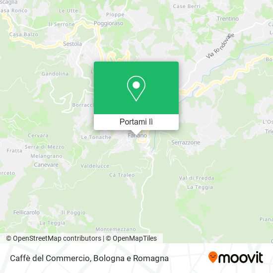Mappa Caffè del Commercio