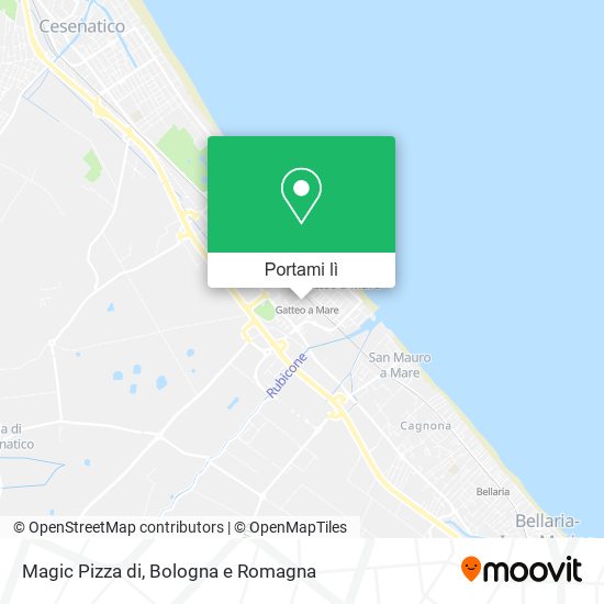 Mappa Magic Pizza di