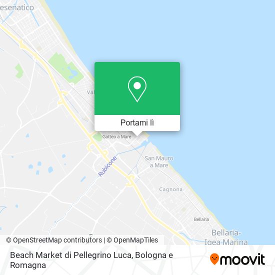 Mappa Beach Market di Pellegrino Luca