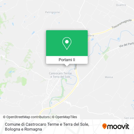 Mappa Comune di Castrocaro Terme e Terra del Sole