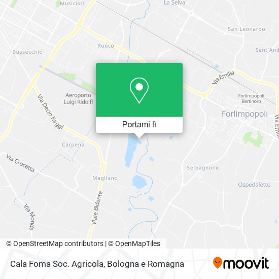 Mappa Cala Foma Soc. Agricola