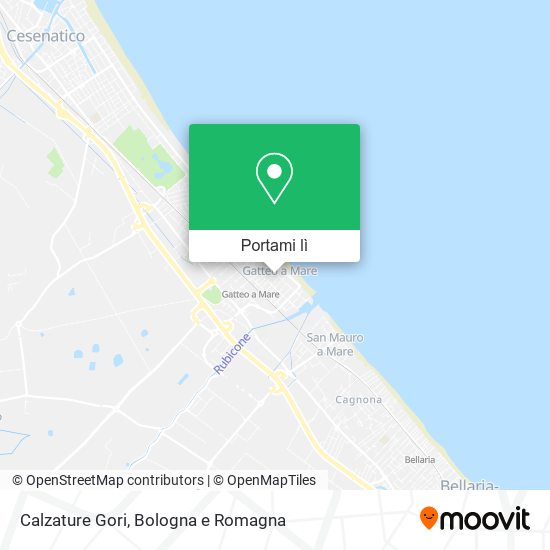 Mappa Calzature Gori