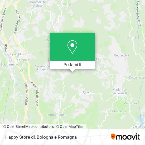 Mappa Happy Store di