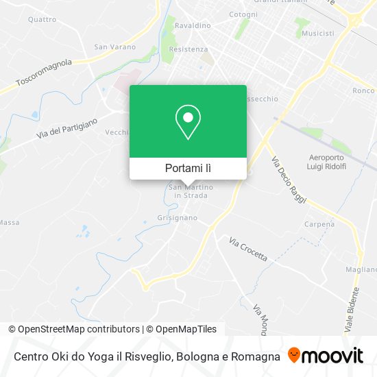 Mappa Centro Oki do Yoga il Risveglio