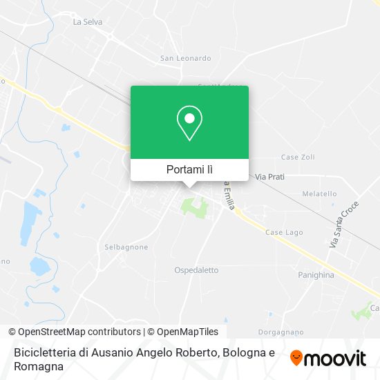 Mappa Bicicletteria di Ausanio Angelo Roberto