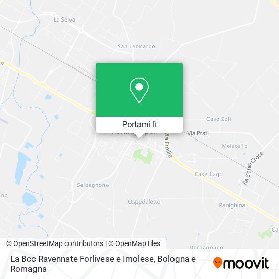 Mappa La Bcc Ravennate Forlivese e Imolese