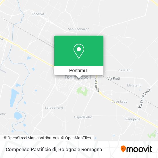 Mappa Compenso Pastificio di