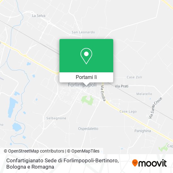 Mappa Confartigianato Sede di Forlimpopoli-Bertinoro