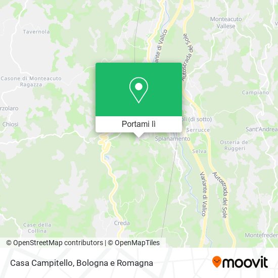 Mappa Casa Campitello