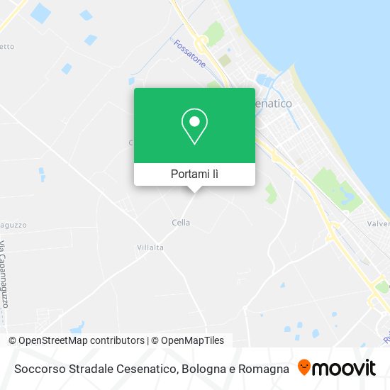 Mappa Soccorso Stradale Cesenatico