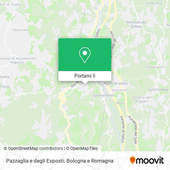Mappa Pazzaglia e degli Esposti
