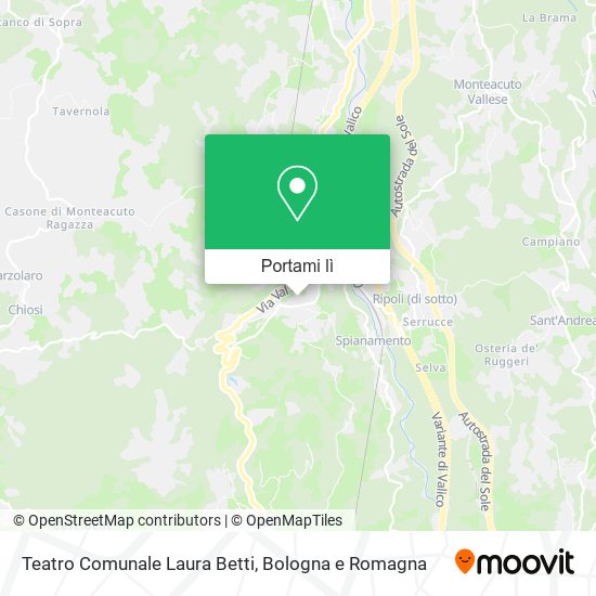 Mappa Teatro Comunale Laura Betti