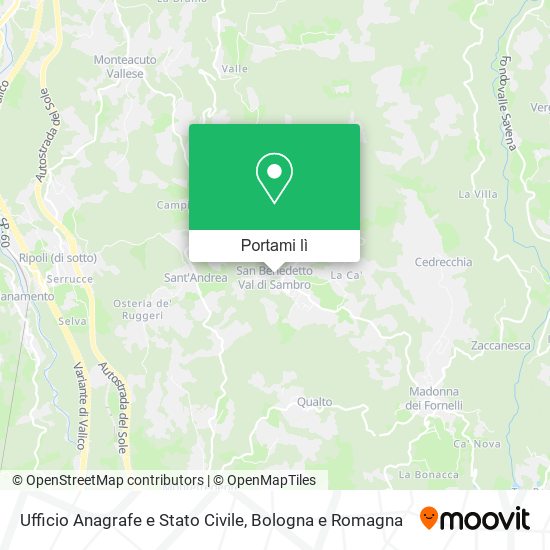 Mappa Ufficio Anagrafe e Stato Civile