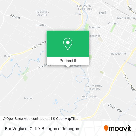 Mappa Bar Voglia di Caffè