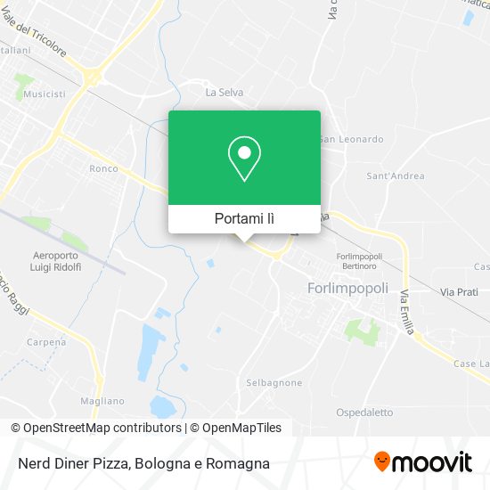 Mappa Nerd Diner Pizza