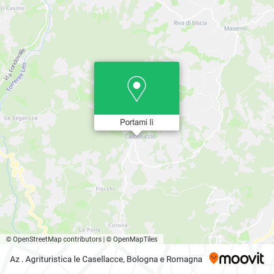 Mappa Az . Agrituristica le Casellacce