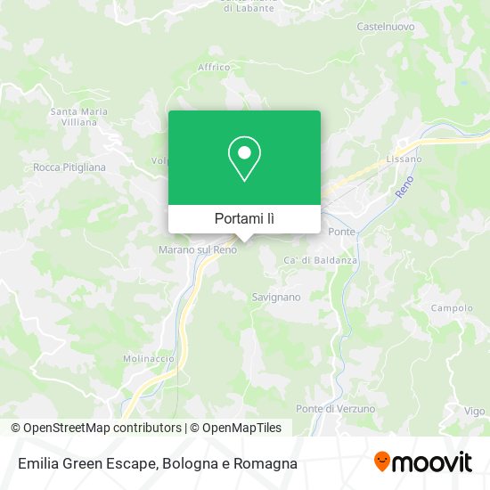 Mappa Emilia Green Escape