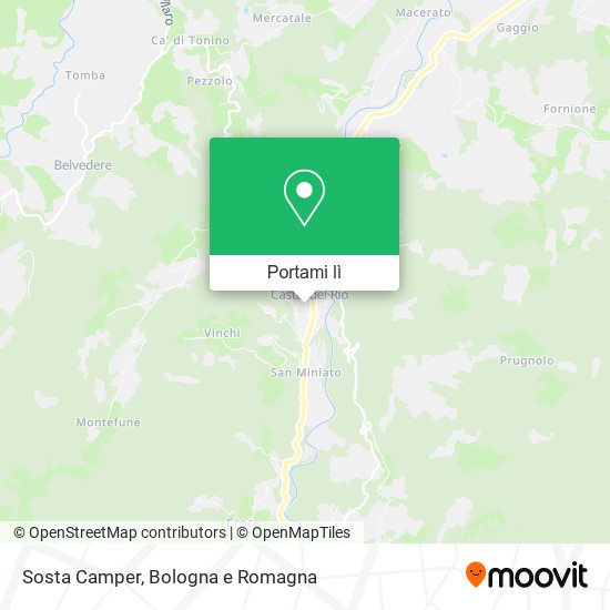 Mappa Sosta Camper