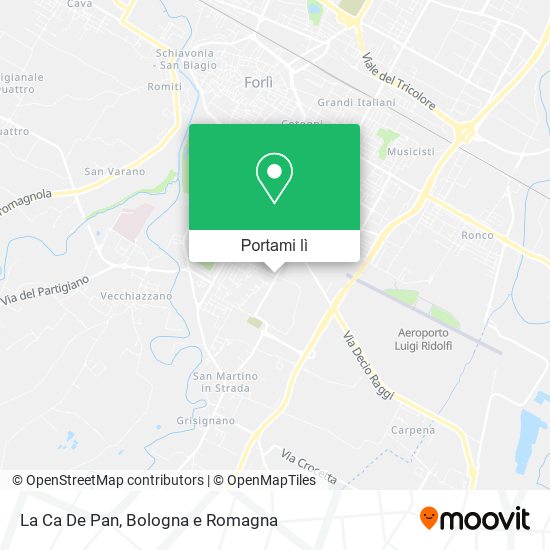 Mappa La Ca De Pan